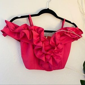Ruffled Crop Top